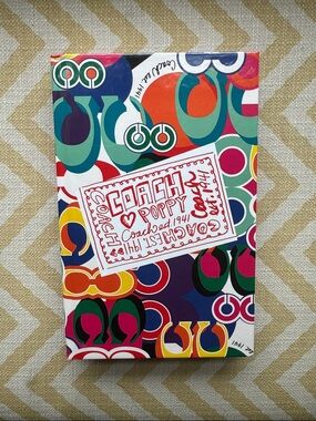 RARE! Coach Poppy Notebook